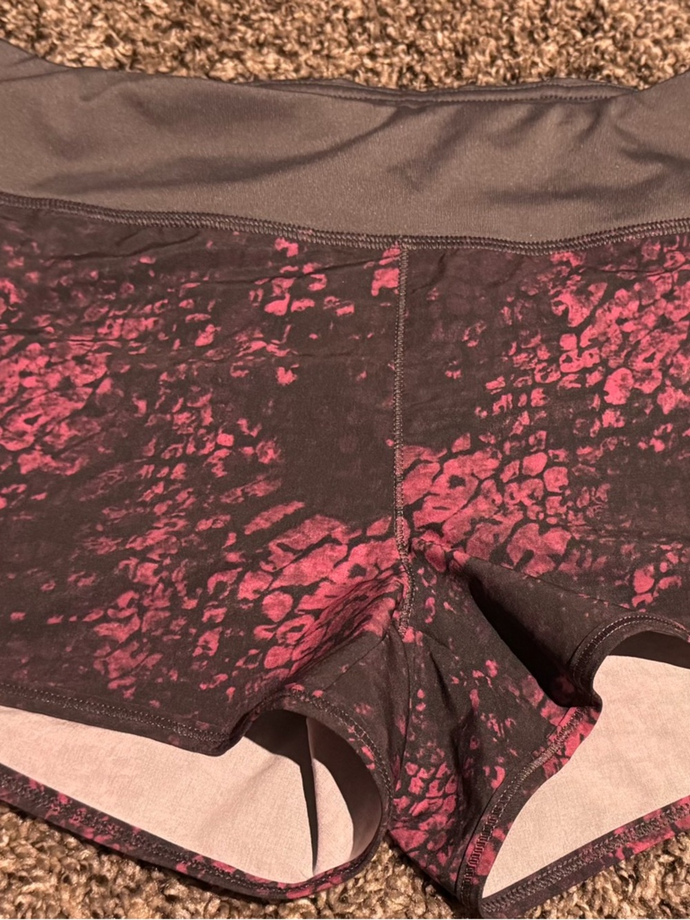 Under Armour Black and Pink Athletic Boyshorts